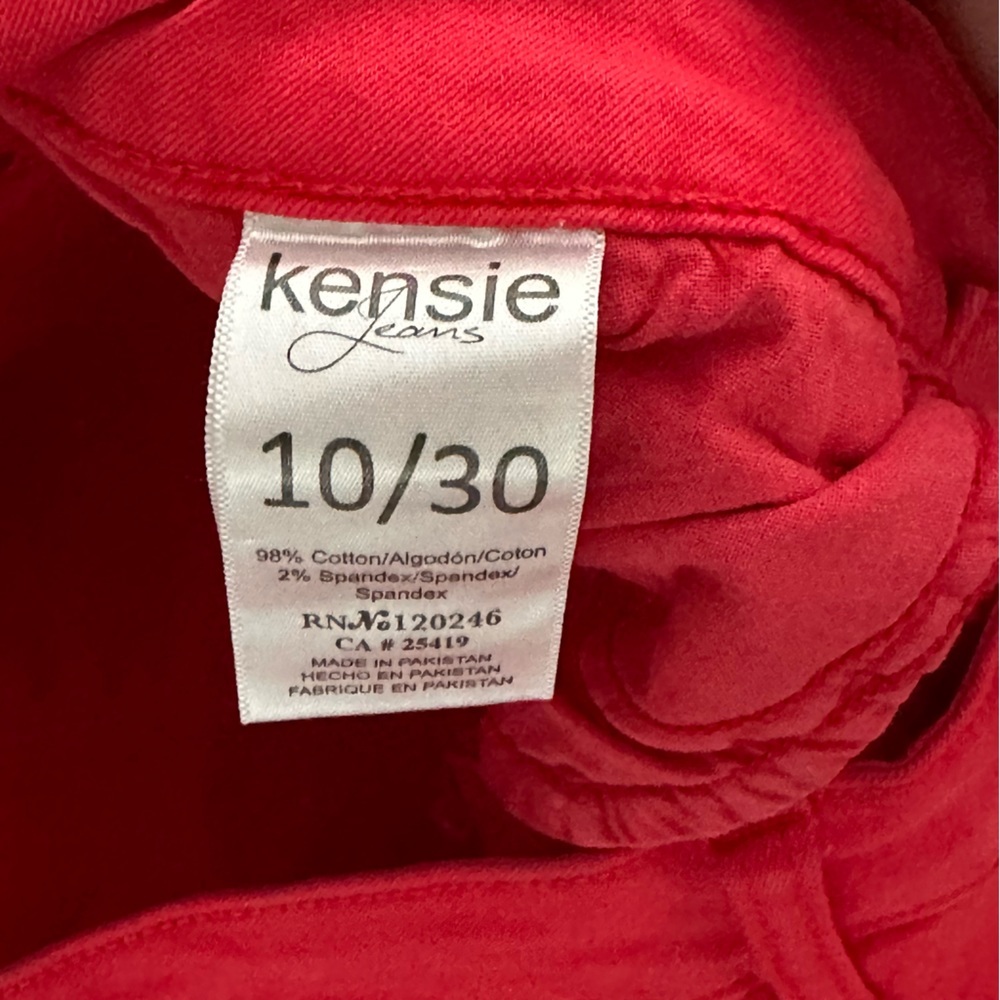 Kensie Jeans- Coral Size 10/30 - Picture 5 of 8